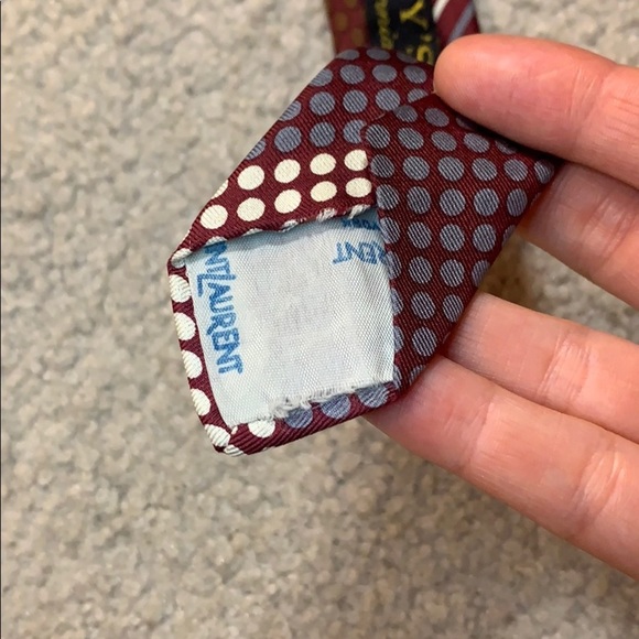 Yves Saint Laurent YSL vintage silk ties - Picture 7 of 8